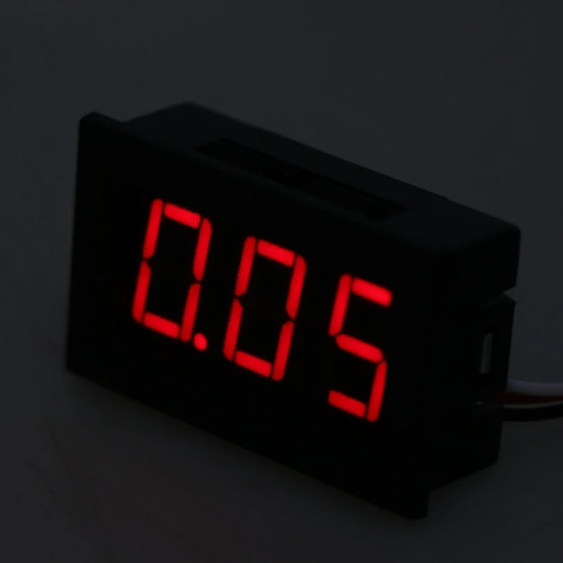 OOTDTY Цифровой вольтметр тестер напряжения 0 30 В постоянного тока