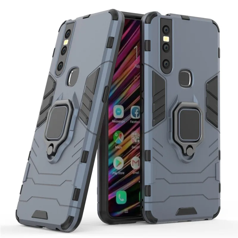 V15 Case on For vivo V15 Shockproof stand Cover Bracket Finger Ring Protective Case For vivo V15 V 15 phone shell V15 Case on For vivo V15 Shockproof stand Cover Bracket Finger Ring Protective Case For vivo V15 V 15 phone shell