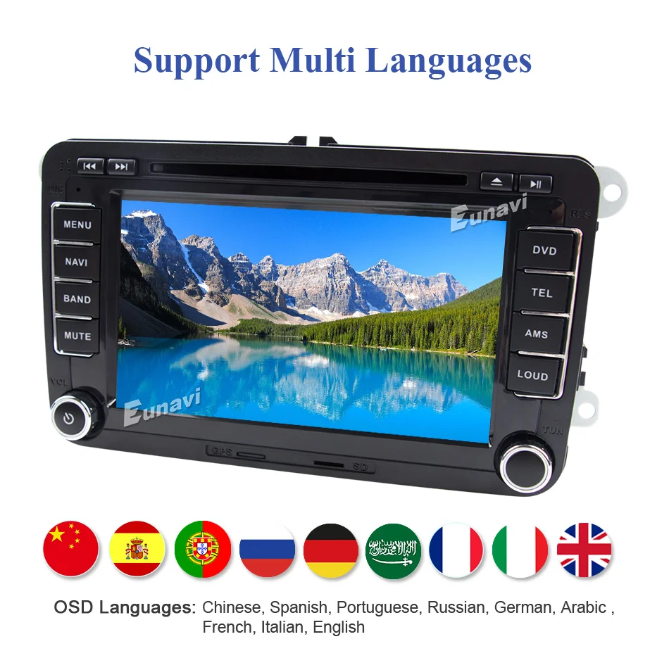 Flash Deal Eunavi 2 Din 7