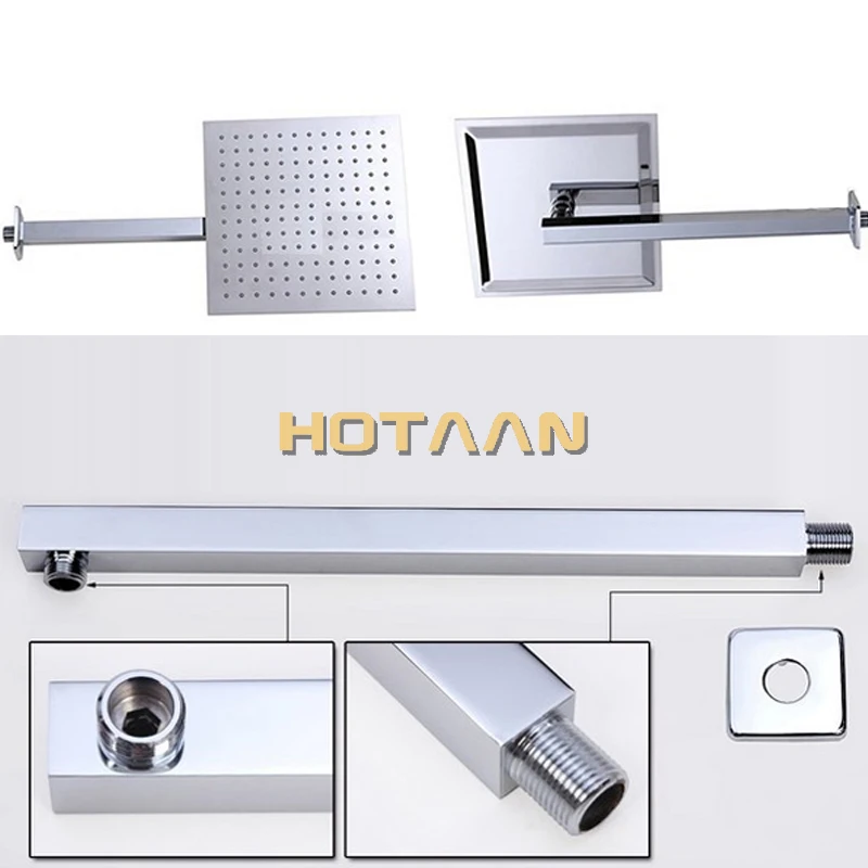 12 inch shower head with arm 300*300 stainless