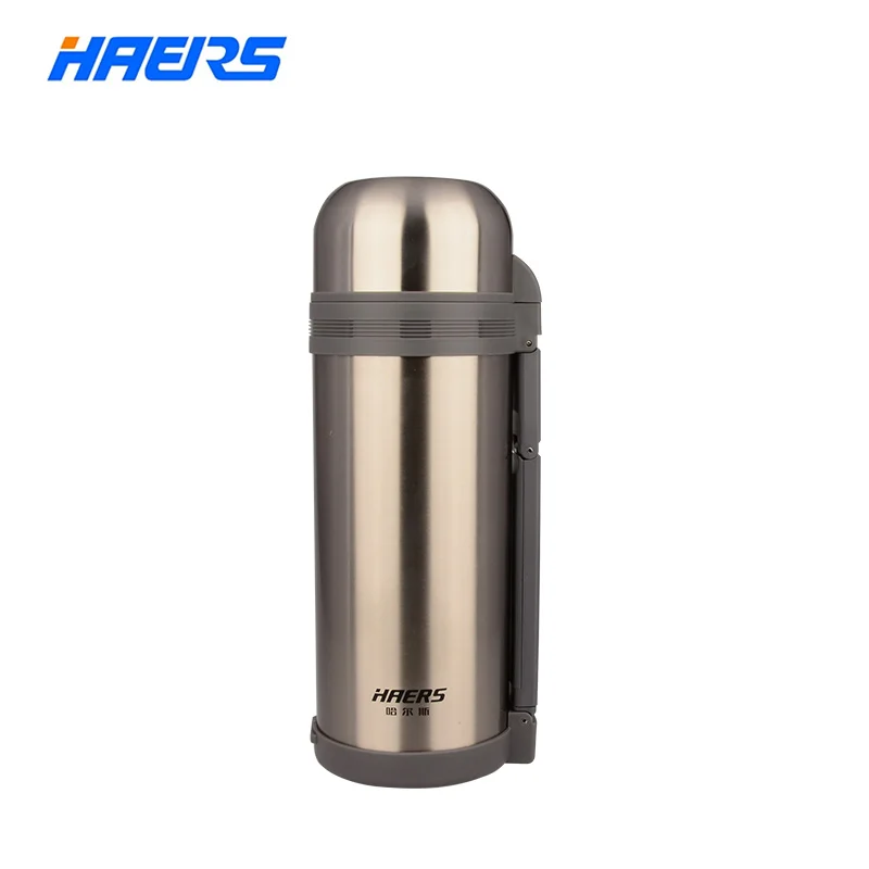 

Haers Big Thermos Flask with Hand Grip 1200ml 1500ml 1800ml 304 Stainless Steel Insulated Drinkware HG-1500-1