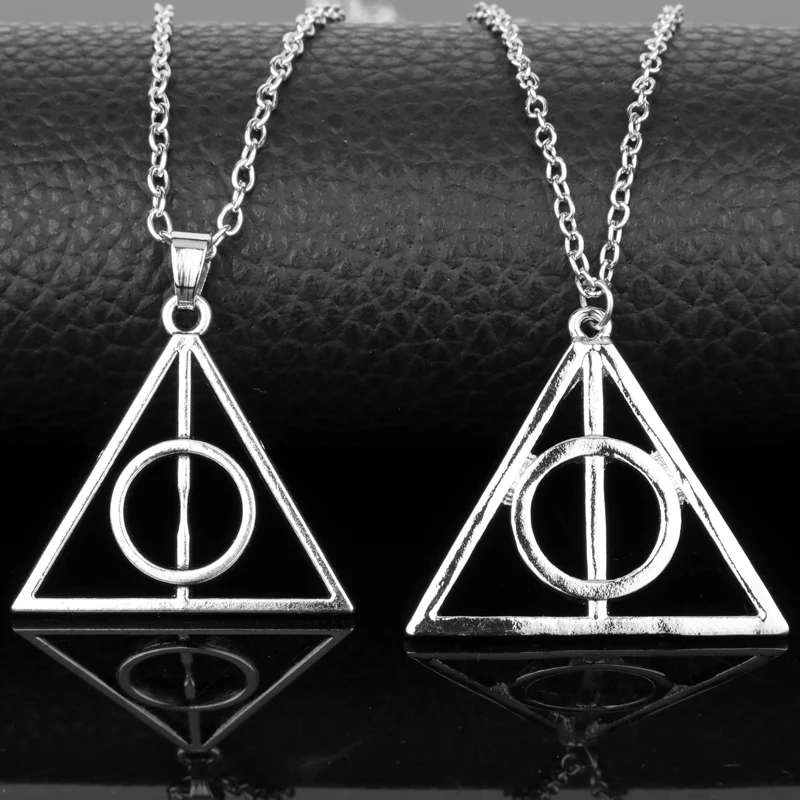 

Vintage Harry P Pendant Necklace Deathly Hallows Friendship Valentine Gift Best Friend Necklace Jewelry Accessories