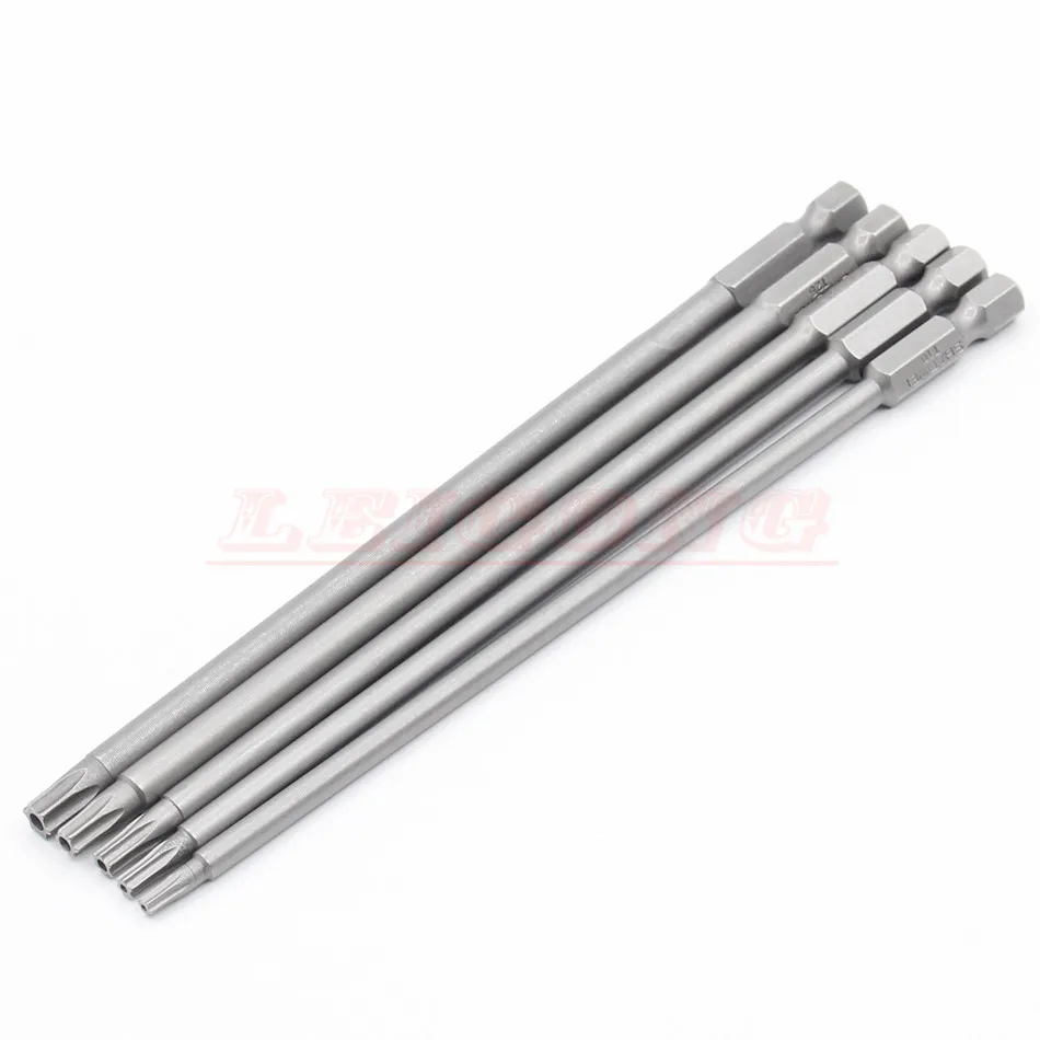 

RIESBA 150mm Lenght Magnetic Torx Screwdriver Bits Set Electric Screwdriver Tools T10 T15 T20 T25 T30