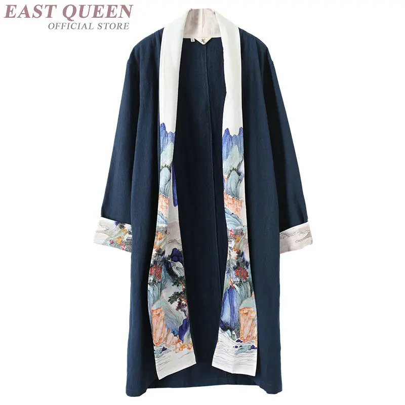 Traditional chinese dress men asian clothes wing chun clothing oriental robe chinese traditional costume KK2231 Y