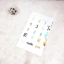 Новое Детское одеяло для фото с принтом лисы 100*100 см, детское одеяло из полиэстера для фотосъемки новорожденных