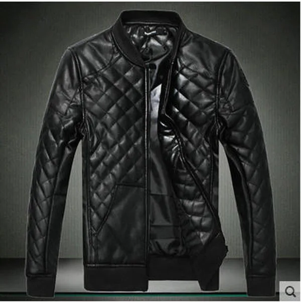 Black Coffee Short font b Men S b font Korean Pu Leather font b Jacket b