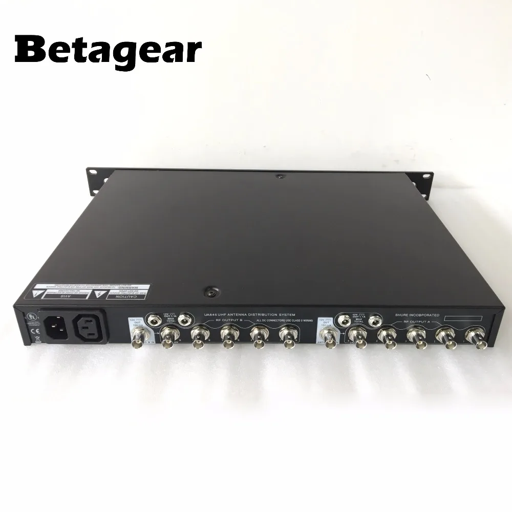 Betagear UA845/UA874 активная антенна сплиттер и система распределения питания для UHF беспроводной микрофон активная направленная антенна