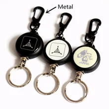 Автомобильный, мотоциклетный, высокопрочный, стальной провод, практичный, расширитель бейджа, карабин, выдвижной, тяга, катушка, ремень, автомобильный зажим, брелок