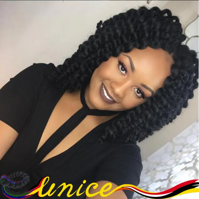 Queen Hair Products 5pcs Havana Mambo Twist Crochet Braid Hair Short ...