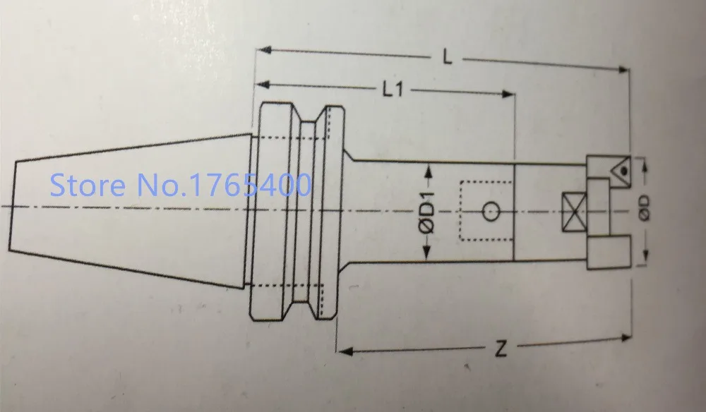 1 шт. BT50-BST-200L Арбор+ RBH 160-204 мм Высокая точность двухбитная грубая Расточная головка системы, для CCMT120408, RBH(RBJ) расточные инструменты