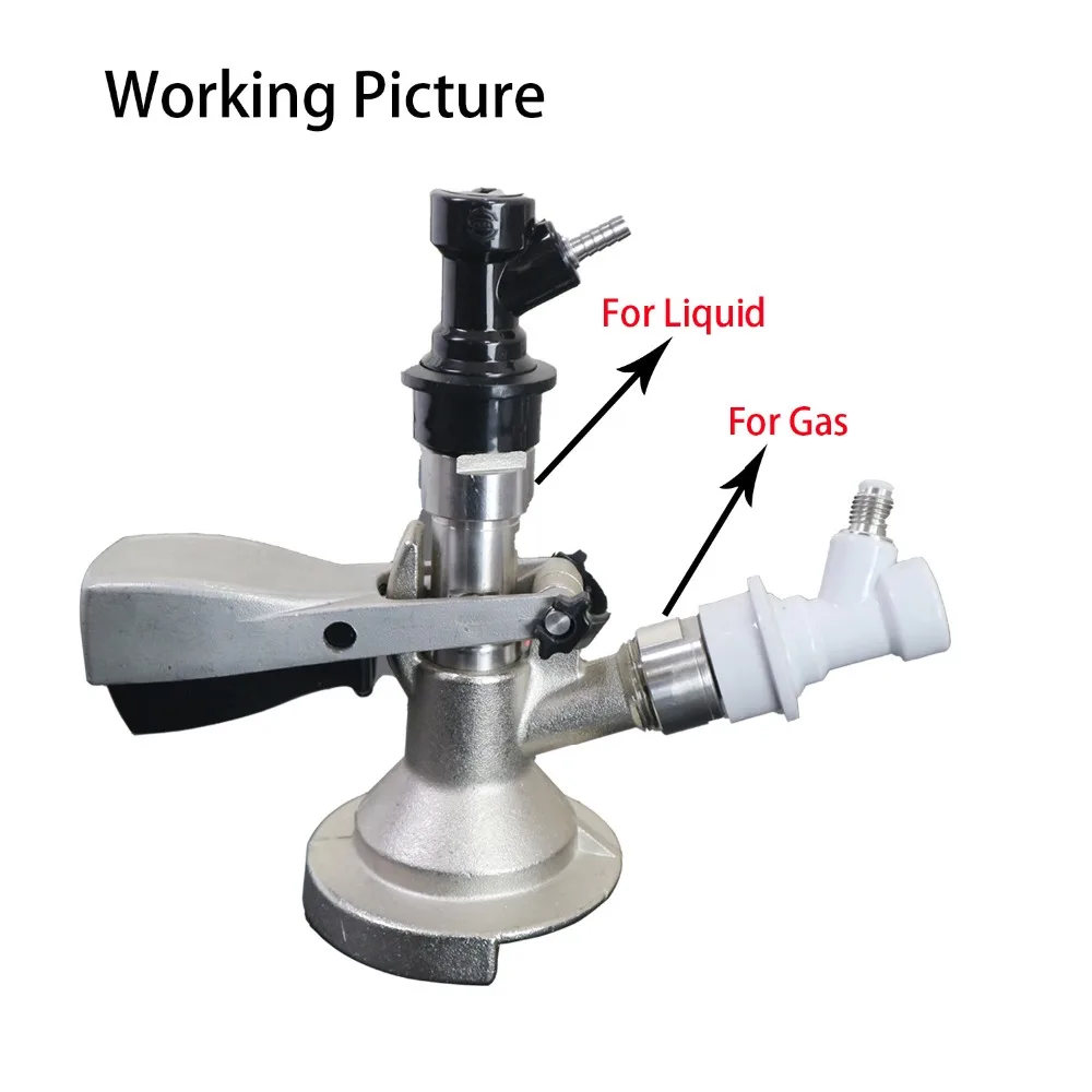 Бочонок из нержавеющей стали муфта адаптер FPT 5/8 резьбовой шаровой замок быстрого отключения конверсионный комплект газа и жидких постов для дома пивоварения