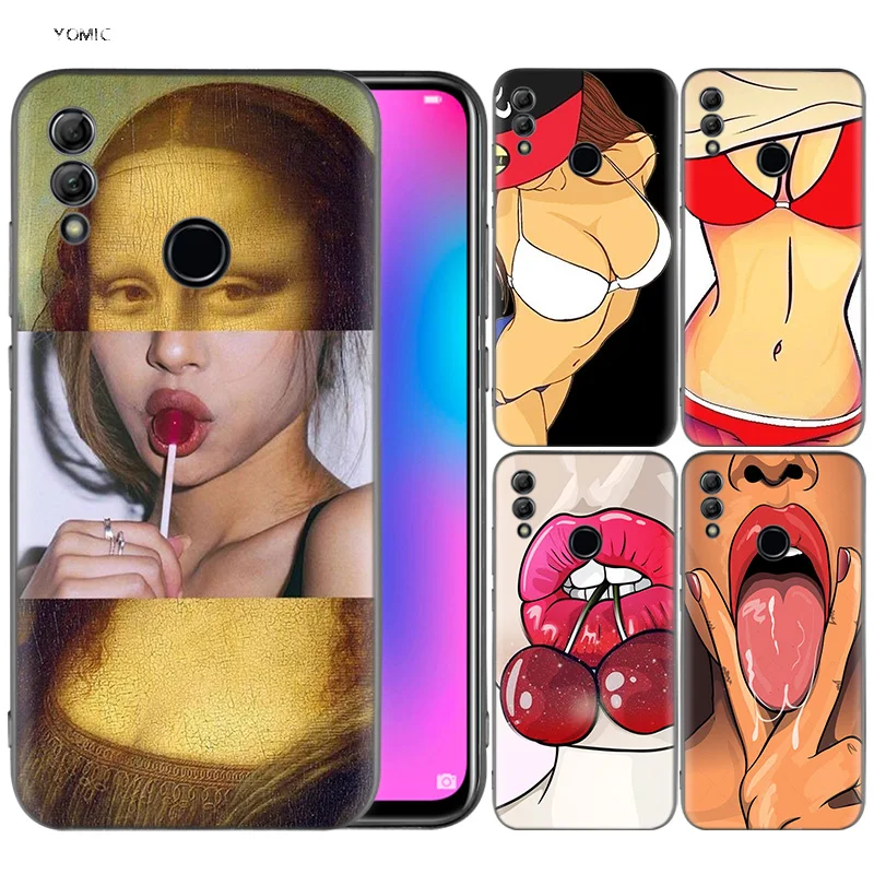 

Silicone Cover Case for Huawei Honor 10 9 Lite 8X 8C 8A Y6 Y7 Y9 7A Pro Prime 7C 2018 2019 V20 Sexy Hot Girl Twerk It Swag