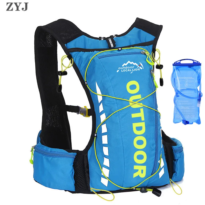 

ZYJ Running Cycling Hydration Sport Backpacks Waterproof Camelback With 2L Water Bladder Bicycle Camping Travel Backpack Bag
