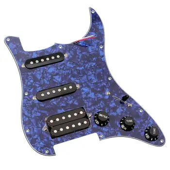 

3Ply Plastic Electric Guitar SSH Loaded Prewired Humbucker Pickguard Pickups Set