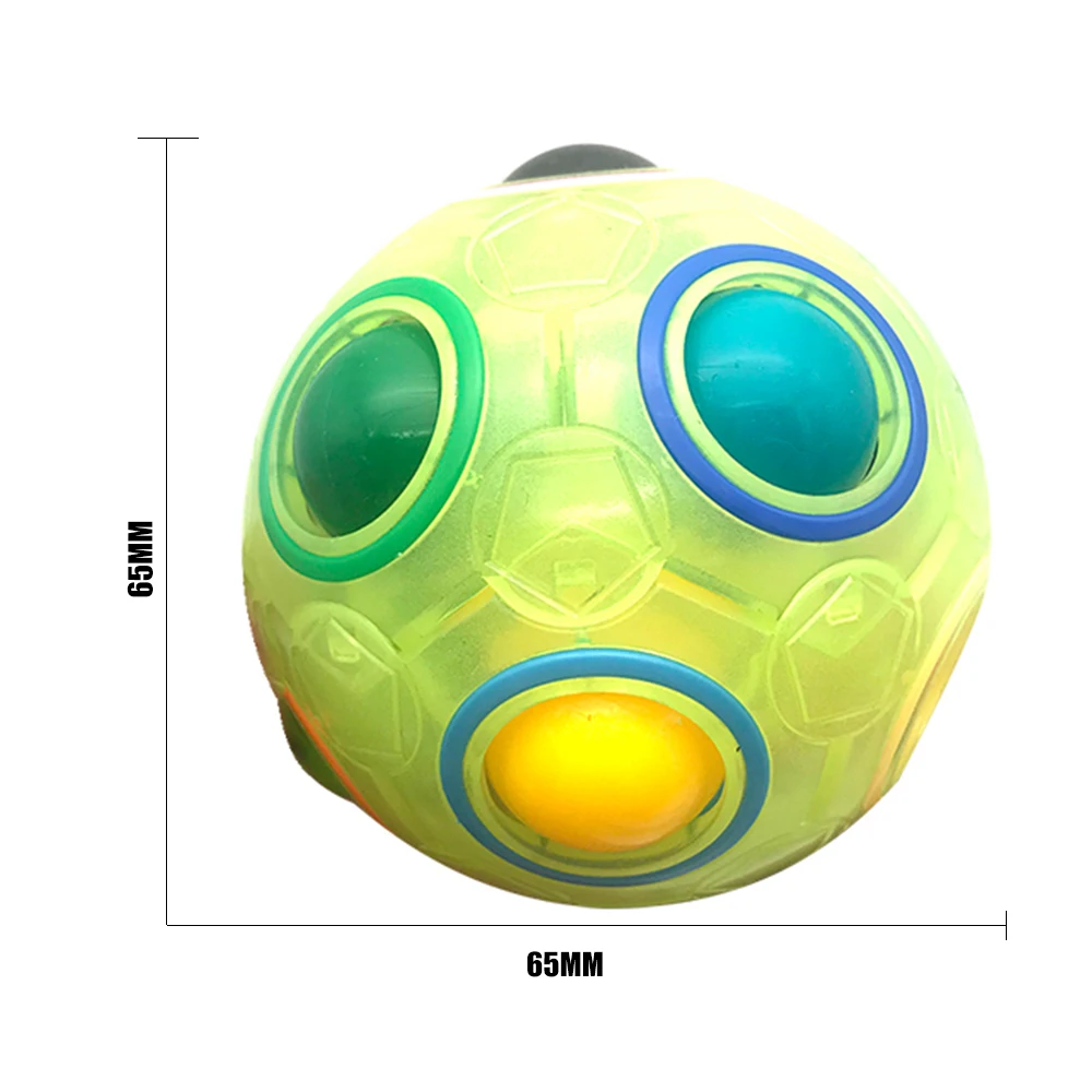 Мини волшебный Радужный футбольный мяч для разрядки Пальчиковый игрушки для детей для снятия стресса у взрослых игрушки подарки