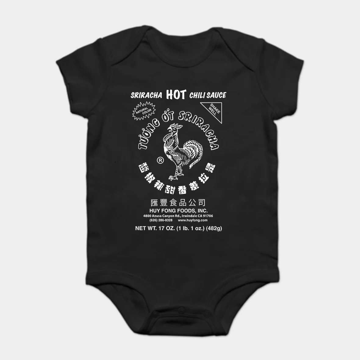 sriracha baby onesie