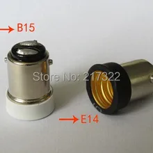BA15D для E14 адаптер переходник для розетки высокое качество Материал огнестойкий материал BA15D для E14 гнездо адаптера держатель лампы