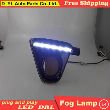 

Car styling For Mazda CX-5 LED DRL For 2012-2014 CX-5 led fog lamps daytime running lights High brightness guide LED DRL A style