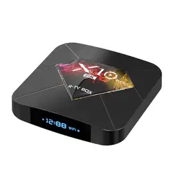 X10 Plus Android 9,0 Смарт ТВ коробка H6 2,4G, Wi-Fi, 4 Гб Оперативная память 32 GB/64 GB Встроенная память HDMI сетевой медиаплеер мульти-Язык Поддержка