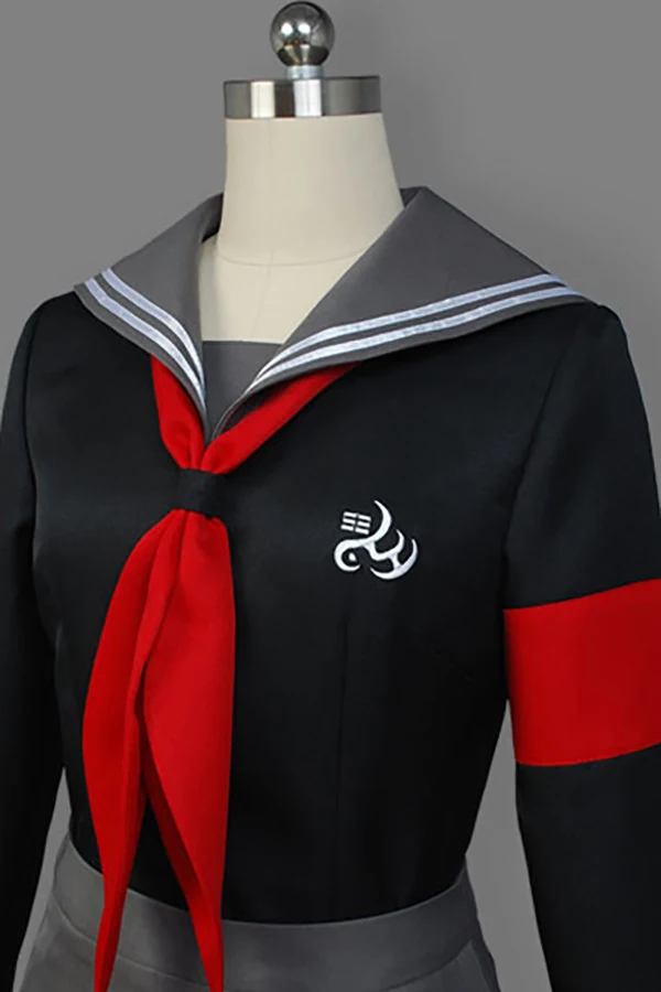Косплей супер DanganRonpa 2 Peko Pekoyama костюм платье униформа полный комплект школьная