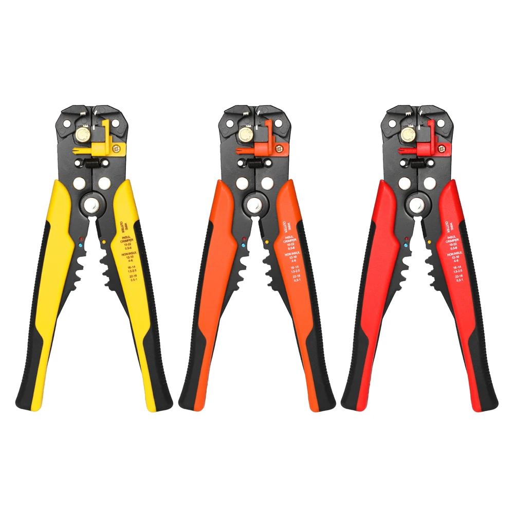 

Multifunctional Self-adjusting Wire Stripper Cable Cutter Crimper Automatic Wire Stripper Pliers Crimping Tool Crimping Plier