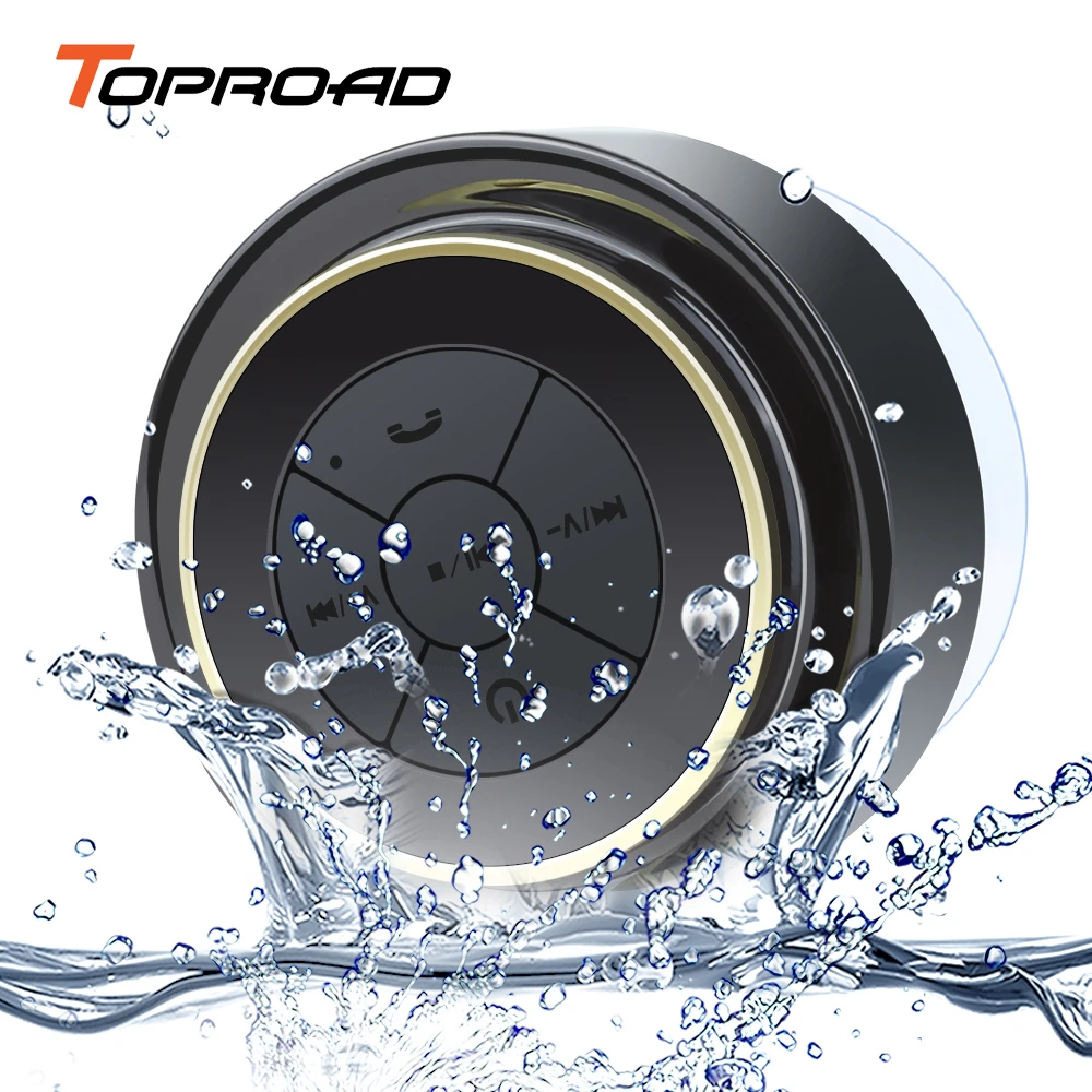 Toproad IPX5 Водонепроницаемый Bluetooth Динамик Беспроводной стерео MP3 плееры мини
