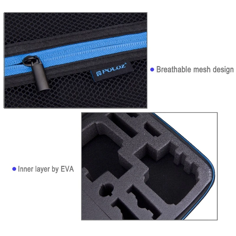 Waterproof Bag Portable Case travel box For GoPro Hero 7/6/5/4 Xiaomi yi 4K Mijia SJCAM SJ4000 Eken H9 Sport Camera Accessories