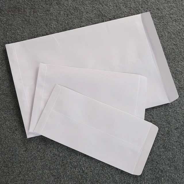 50pcs 2 3 5 6 7 blank white paper envelope wedding invitation