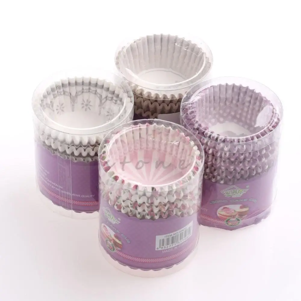 

150pcs/lot Paper Cake Cupcake Liner Case Wrapper Baking Muffin Wedding Cup Party Random Color