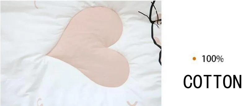 MOTOHOOD Cotton Baby Crawling Mats Game Blanket Floor Playmats Carpet with Cute Bear Rabbit Shape Kids' Room Decoration   (4)