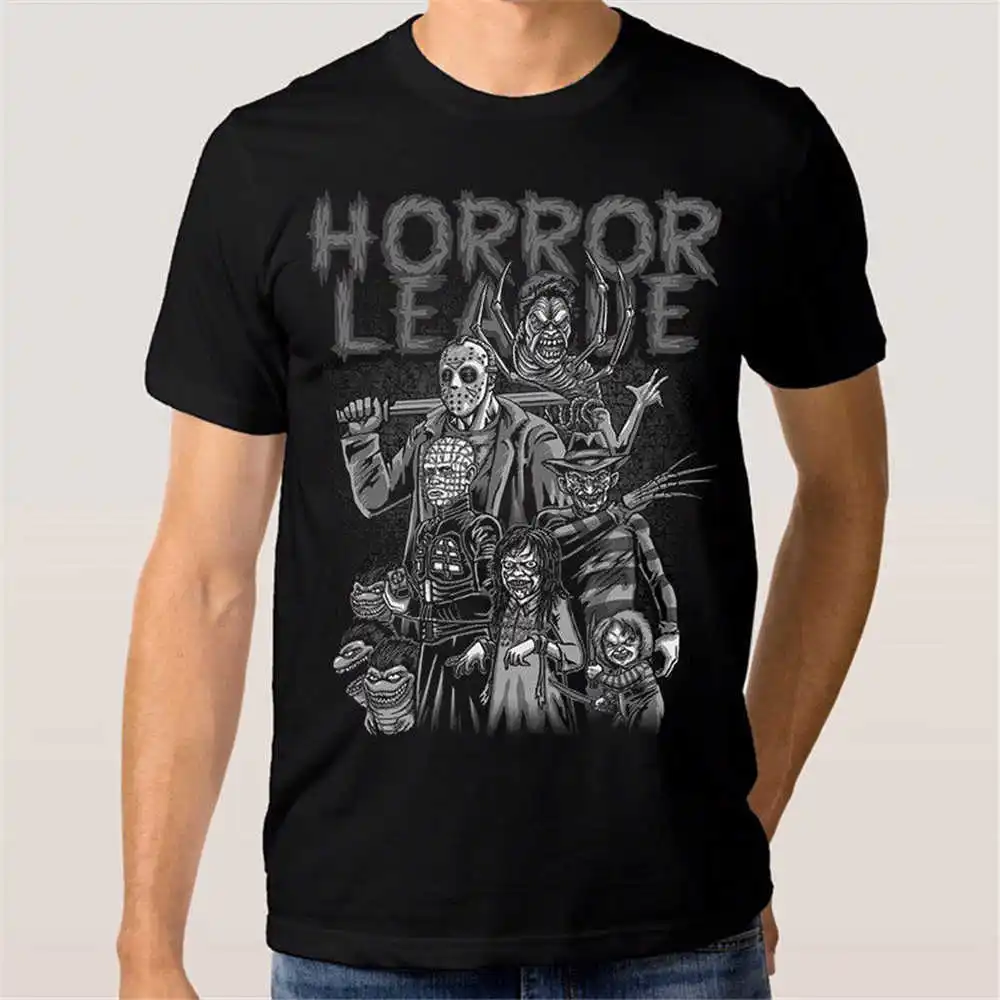 2018 Crossfit T Shirts Horror League Freddy Krueger Jason