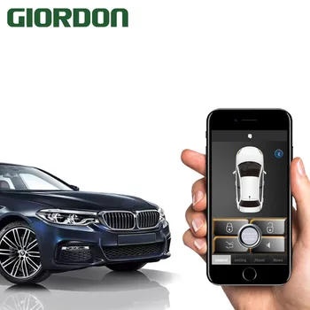 

Smart phones control the car with one key to start PKE keyless access to the system mobile phone remote start vibration alarm