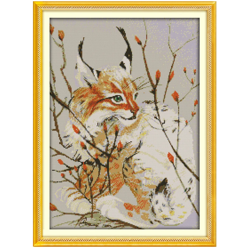 

The Cat Fairy Patterns Counted Cross Stitch 11CT 14CT Cross Stitch Set Wholesale Animals Cross-stitch Kits Embroidery Needlework