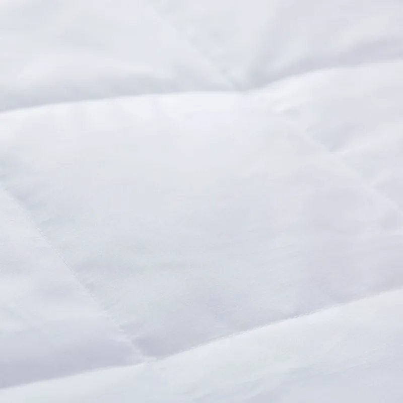 Пуховое одеяло/одеяло с атласной отделкой хлопок полный 80*96 дюймов заполнен 550 fp белый утиный пух 100gsm для лета