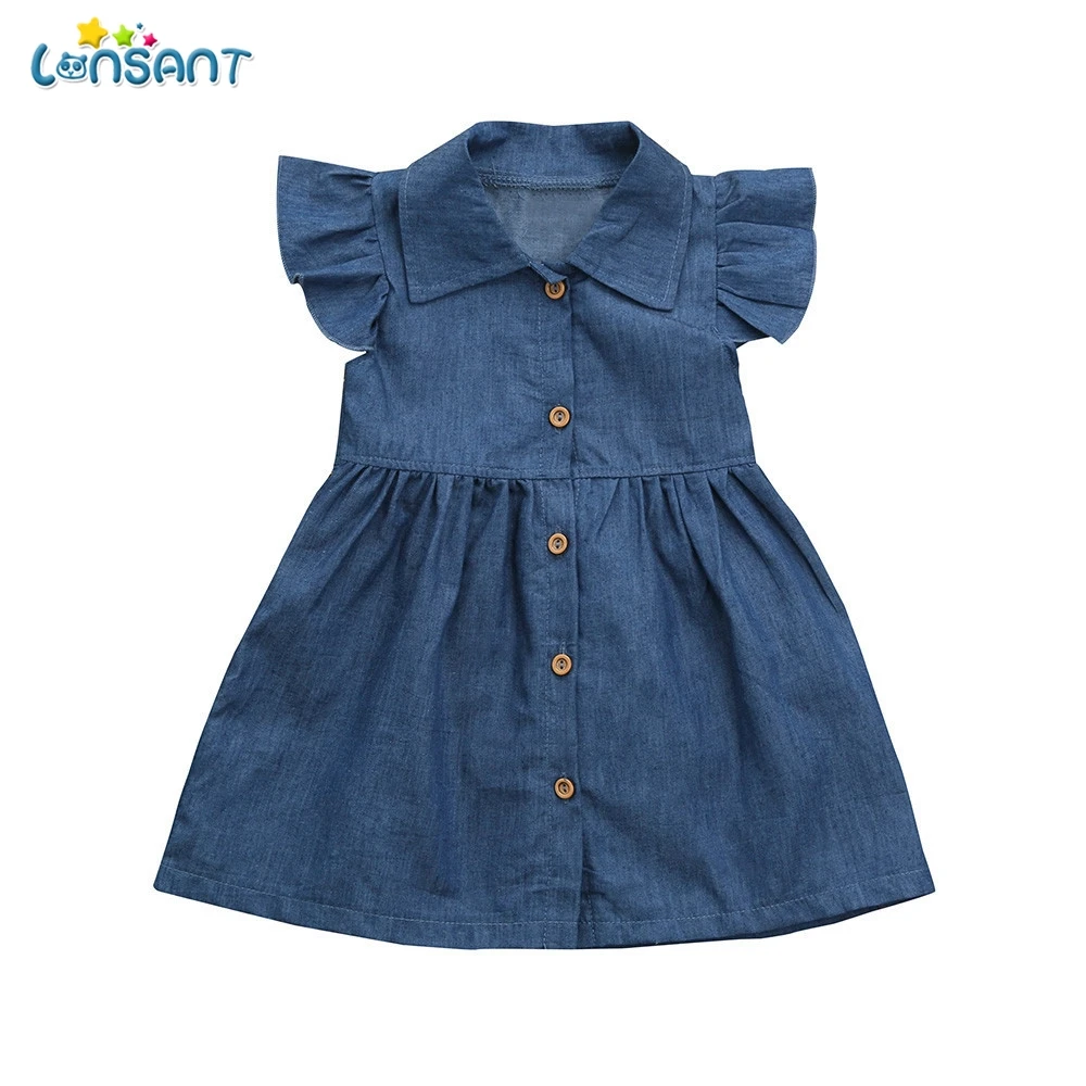 infant denim dress