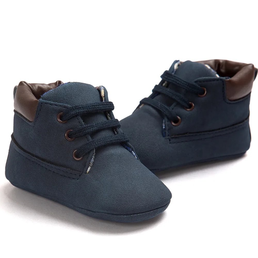 Brand New Baby Shoes Toddler Boys Girls Warm Boot Sneakers Soft Sole ...