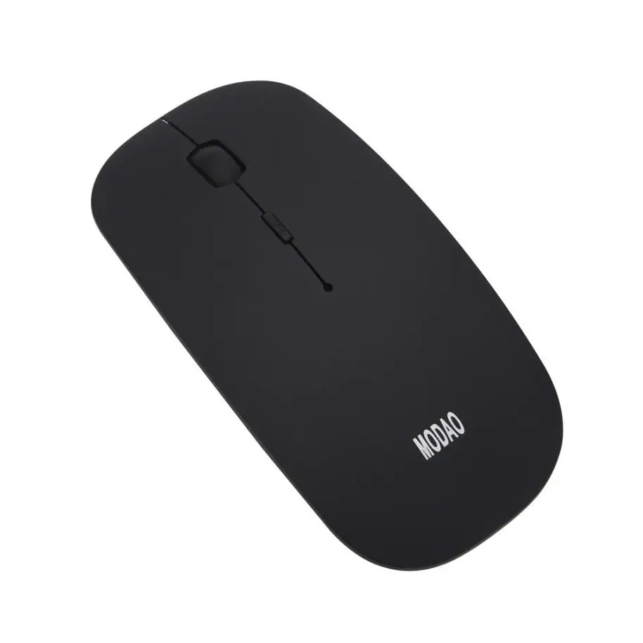 Беспроводная мышь Супер тонкая перезаряжаемая Bluetooth 3,0 Беспроводная мышь для ПК и ноутбука и Android планшет игровая мышь # ZS
