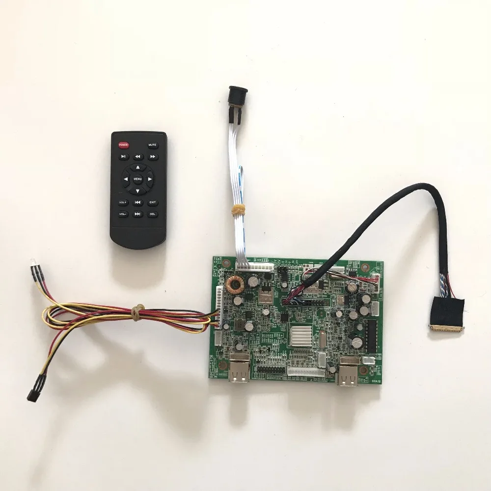 free shipping 6M182VG Universal USB Media player board kit for 15.6inch