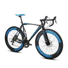 Cyrusher XC700 Racing Road Bike 700Cx54cm Light Aluminum Frame 16 Speeds Pro Sports Mans Road Bicycle Dual Mechanical Disc Brake