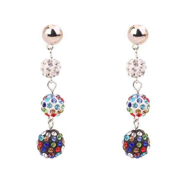 Long Hanging Earrings Female Goth Accessories Women Long Hanging Earrings Female Goth Accessories Women Jewelry Disc Ball Design Y Lady Rocky
