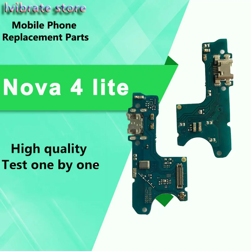 New For Huawei Nova 4 lite USB Charger board Port Flex Cable cover Nova4 Nova4lite Dock Connector Charging parts | Мобильные
