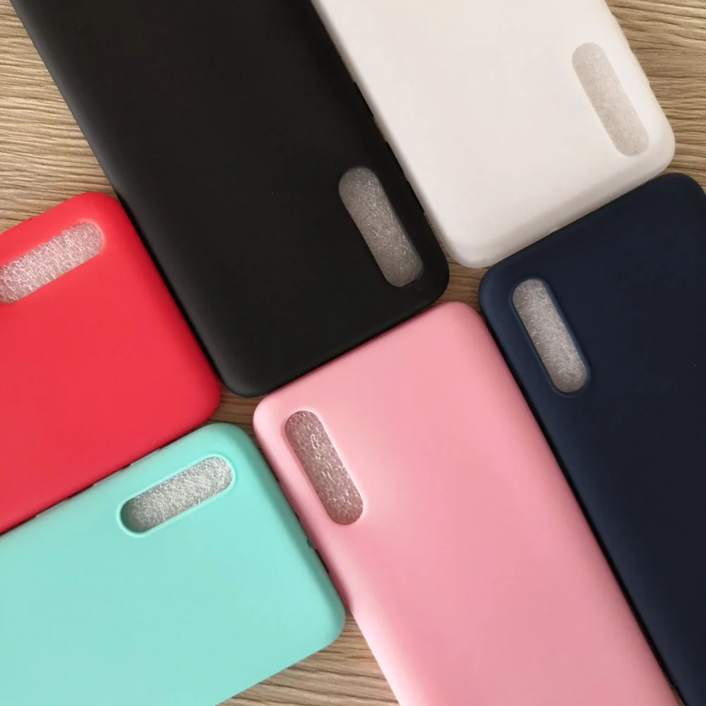 

For Xiaomi mi9 Candy color Case For Xiaomi Mi 9 Matte bumper Silicone TPU soft case for Xiaomi Mi9 Ultra thin cover case