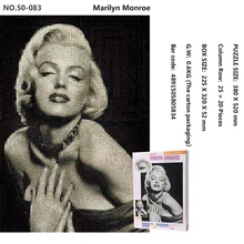 Знаменитый портрет Мэрилин Монро головоломка 500 штук для взрослых мультфильм детские развивающие эластичные игрушки подарок