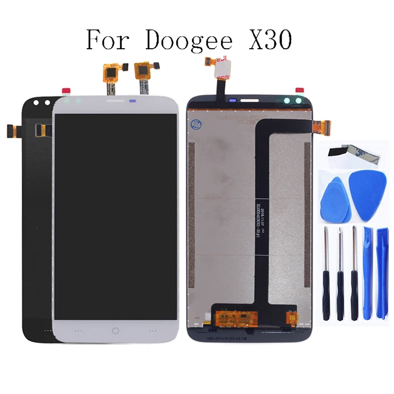 

For Doogee X30 Original LCD Monitor Touch Screen Digitizer Component for Doogee X30 Mobile Phone Parts Screen LCD Free Tool