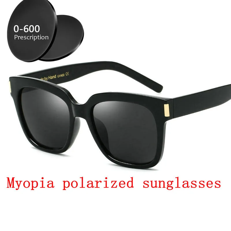 

polarized sun glasses polarized sunglasses Custom Made Myopia Minus Prescription Lens Unisex Retro TR90 Polarized Sunglasses FML