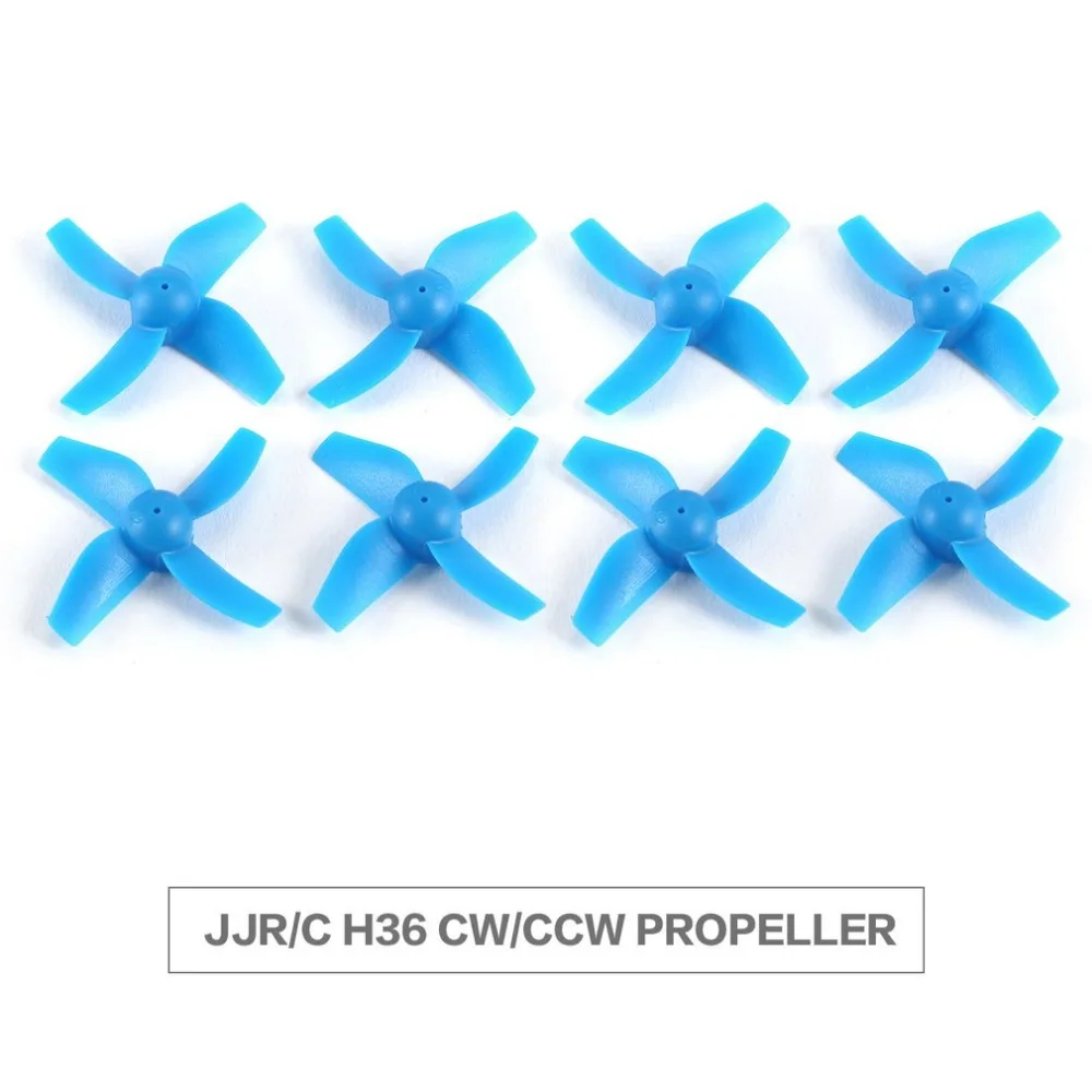 CW/CCW Пропеллер для JJR/C H36 Drone8pcs р/у мини Квадрокоптер запасные части Дрон комплектующие винта