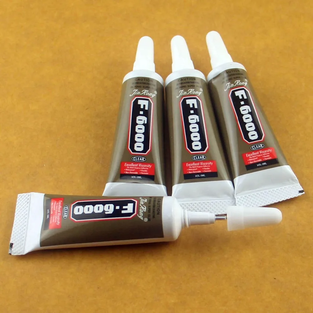 

10 Pcs 10ml F6000 Glue Multi Purpose Adhesives Crafts Jewelry Rhinestones Fabric Glass Pearl Resin Super glue