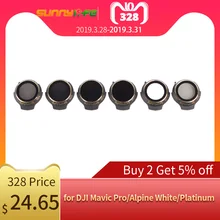 Sunnylife 6Pcs MCUV CPL ND4 ND8 ND16 ND32 Lens Filter Set for DJI Mavic Pro/Alpine White/Platinum for DJI Drone UAV Flight Kits Sunnylife 6Pcs MCUV CPL ND4 ND8 ND16 ND32 Lens Filter Set for DJI Mavic Pro/Alpine White/Platinum for DJI Drone UAV Flight Kits
