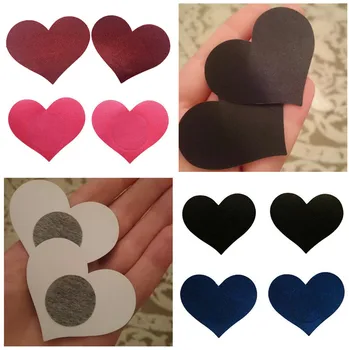 

1 Pair=2Pcs Chest Breast Petals Breast Petals Heart Shape Adhesive Nipple Covers Breasts Petals And Sticker