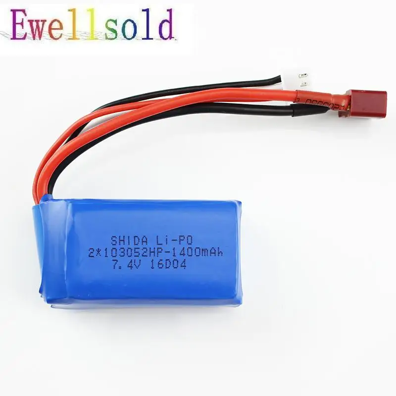 Ewellsold wltoys A959 B A969 A979 2 4G RC грузовик 7 4 V 1400mAh литиевая батарея|Детали и аксессуары| |